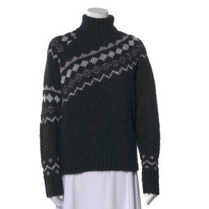 DEREK LAM 10 CROSBY Striped Turtleneck Sweater